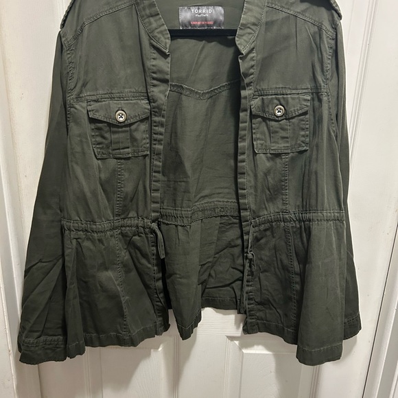 torrid Jackets & Blazers - Torrid Olive Green Jacket